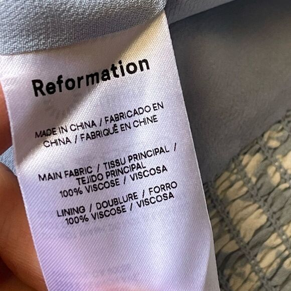 Reformation Sinead Two Piece Set 💙🕊️🦋🤍 - Picture 8 of 11